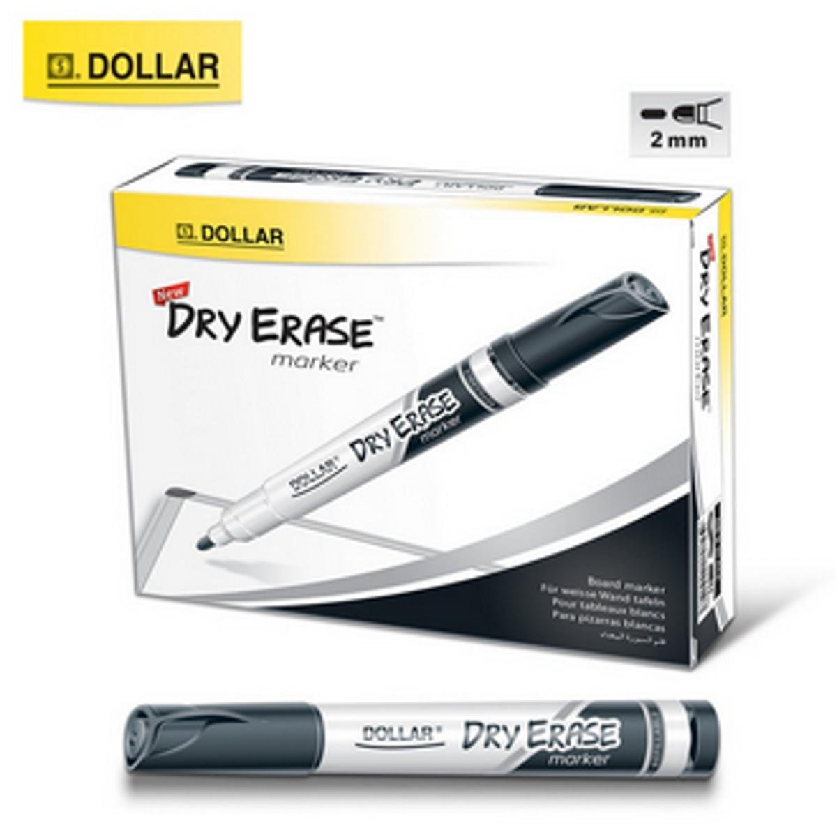 dolar white board marker black 12 pcs | refillable, recyclable and xylene or toluene free dolar white board marker black 12 pcs | refillable, recyclable and xylene or toluene free