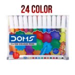 doms water color sketch pen half size pack of 24 pcs ( 12pcs x 2set)