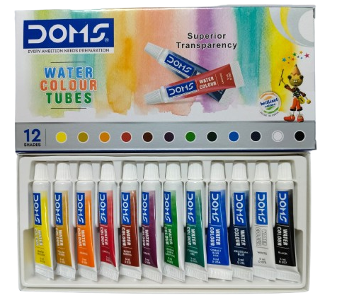 doms water color tube | 5ml per tube 12 shades