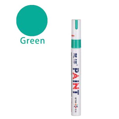 toyo paint marker permanent paint markers oil based paint pens, medium tip, waterproof paint marker set for rocks, wood, metal, plastic, glass, mugs, diy craft, touch up paint pen