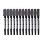 gxin dual tip cd marker | perfect for any kind of use in industry or home or college | black.green. blue.red | pack of 12 pcs