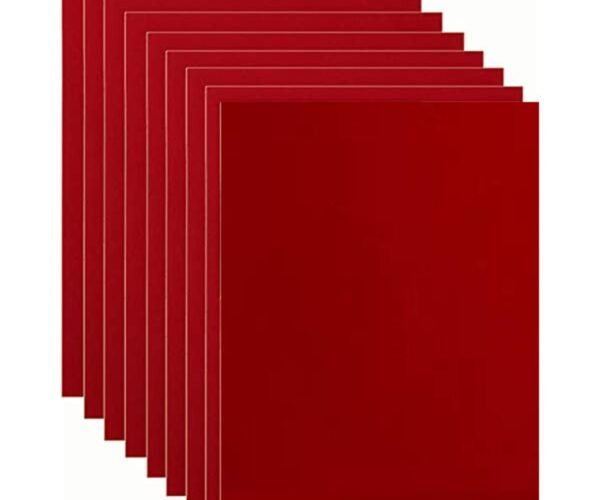 hand made red color water color art card 300 a4 size 10 pcs perfect for acrylic water and gouache paint