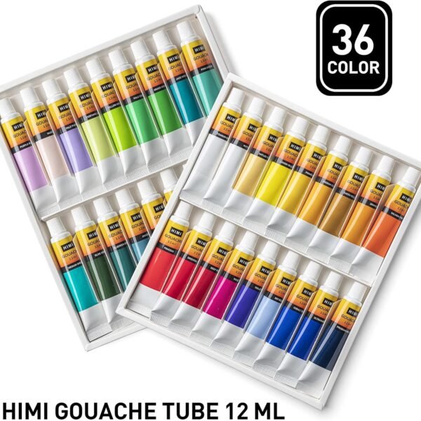 HIMI MiYA Gouache Paint Tubes Set 12ml Tube -18pcs