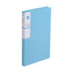 luxary business name card file & holder blue