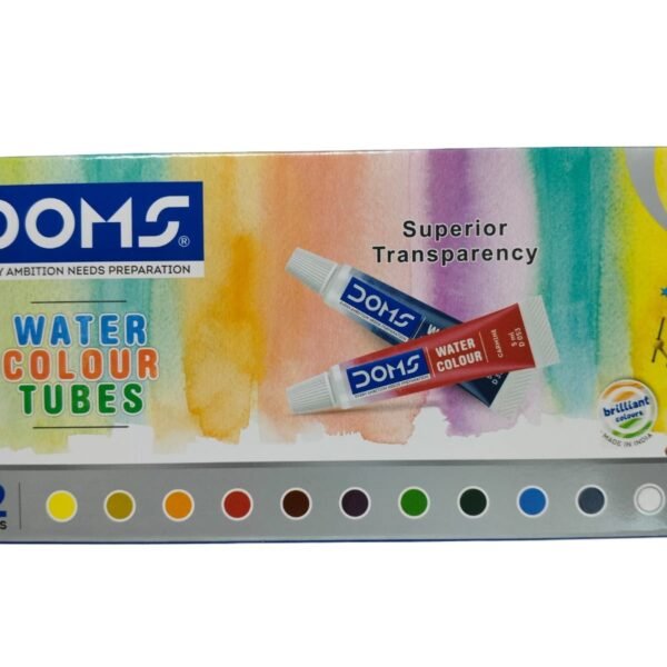 DOMS Water Color Paint 5ML Tube 12 Shade