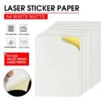 matte a4 size sticker paper pack of 20 sheets