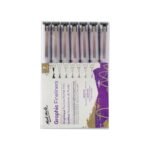 mont marte graphic fineliner pen 0.05mm, 0.1mm, 0.3mm, 0.5mm, 0.7mm, 1.0m, brush 7 pcs set