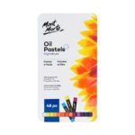 mont marte oil pastels 48 pc set with tin box suitable for a range of surfaces including paper, card and canvas
