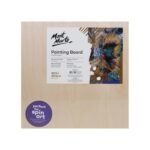 mont marte wood painting board 12 x 12in | suitable for pour painting, mixed media, spin art, plein air painting, gouache, oil, acrylics, dry media and loads of other uses