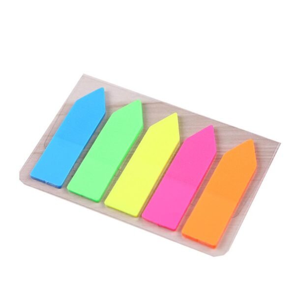 multi color sticky note slide (pvc) 100 sheet