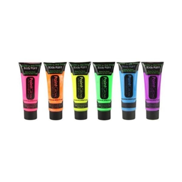 Paint Glow Darkness UV Black Light Reactive Glow Face and Body Paint