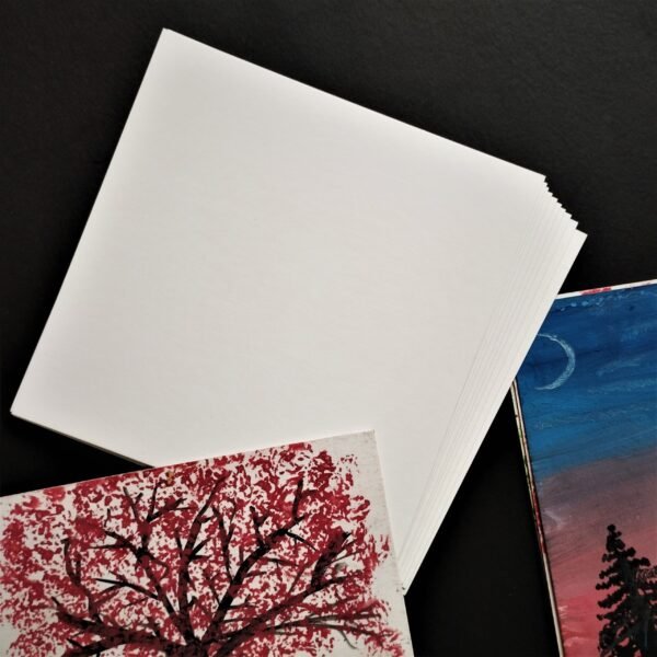 painting & drawing cards for acrylic water oil & poster color 10 pieces set