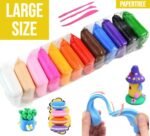 papertree 12 colors soft super light clay modeling air dry clay for diy handmade toys