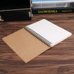 papertree bright white paper sketch book note book drawing sketch pad. spiral bound 9x7 inch 170 pages