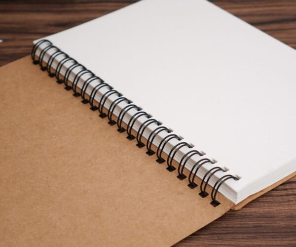 papertree white paper note book spiral binding 170 page