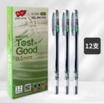 test good gel pen 12 pcs pack 0.5 mm green
