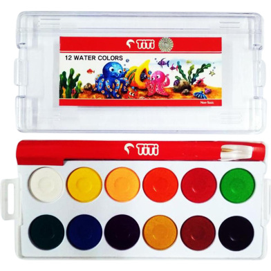 titi water colors cake set 12 colors