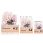 watercolor note book 12 sheets spiral binding