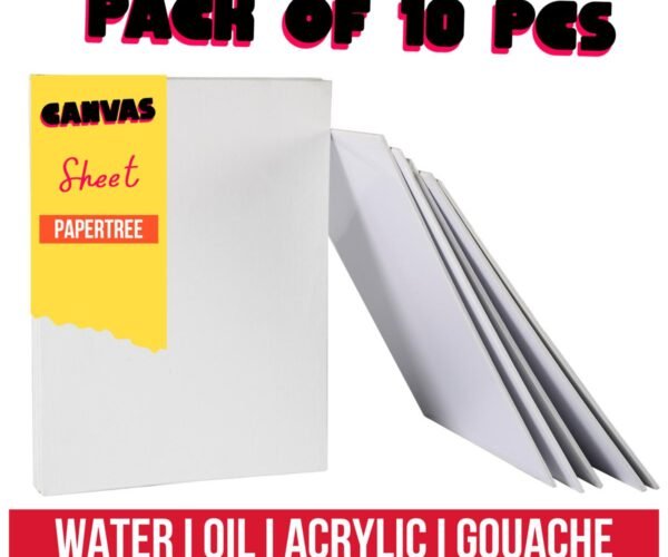 white canvas sheet 10 pcs