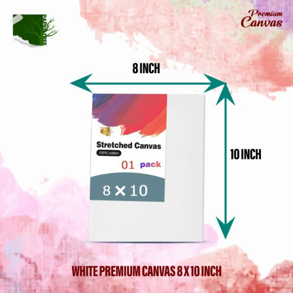 White Premium Canvas 8 X 10 inch
