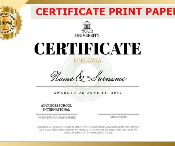 white texture ambush paper for business card, certificate print paper 20 sheets pack