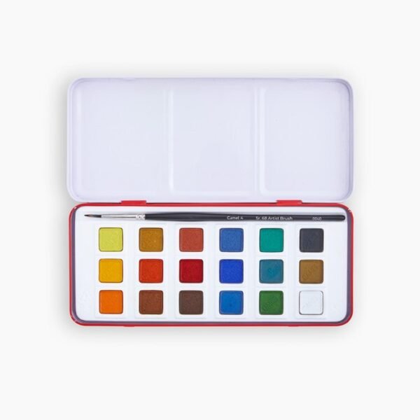 Camel Artists Water Colour Cakes 18 Colors