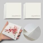 20 pcs square size 3.9x3.9" 300gsm portable watercolor paperjournal travel size for calligrapher watercolour
