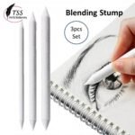 3 pcs blending stumps and tortillions, sketch drawing tools, paper art blenders