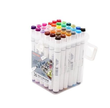 instant dry dual tip alco art markers 36 color