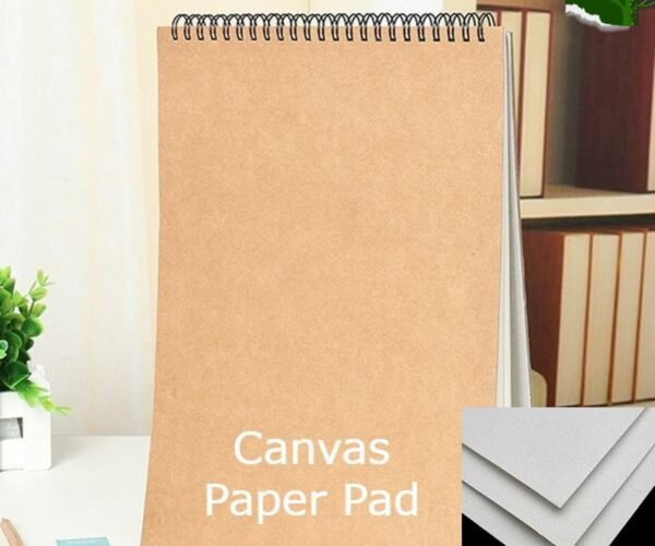 papertree mini canvas pad for acrylic, water and oil color 7 x 5.5inch
