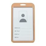 aluminum id card holder golden
