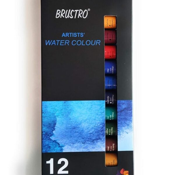brustro artists ’ watercolor set of 12 colors x 12ml tubes