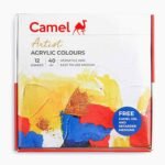 camel artist acrylic color 40ml 12 shades