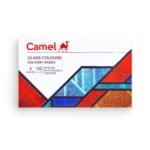 camel solvent based glass color 20ml each, 5 shades