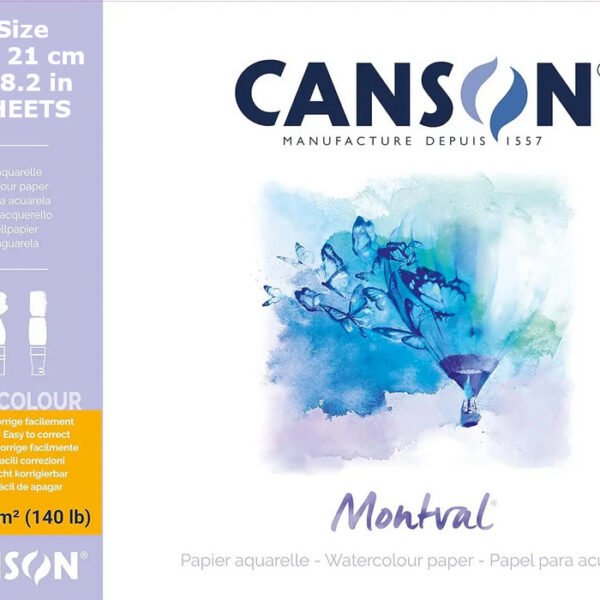 canson montval watercolour paper 300gsm a5 size 24 sheets