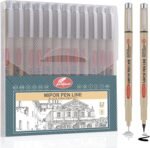 chotune architecture pen fine liner pen engineering grade waterproof smudge proof for art students