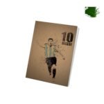 papertree vintage note book drawing sketch pad lionel messi [celebration goal ]