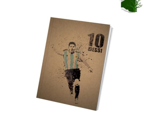 papertree vintage note book drawing sketch pad lionel messi [celebration goal ]