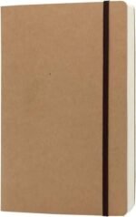 daily journal sketch book black notebook with elastic band brown