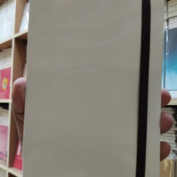 daily journal sketch book black notebook with elastic band white