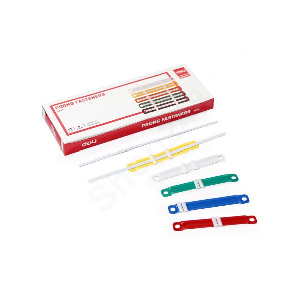 deli 5548 prong plastic fasteners 50pc (pack)