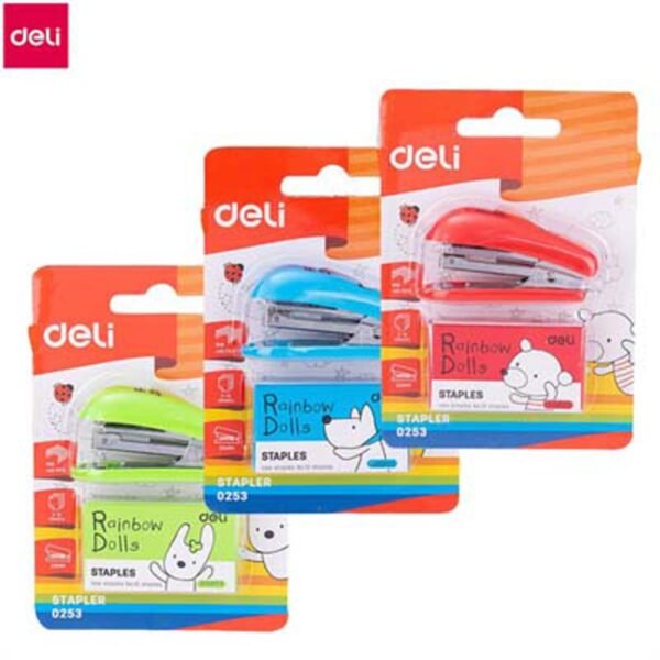 Deli E0253 Stapler 10 Blue