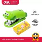 deli e0452 stapler green