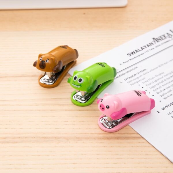 deli e0452 stapler brown