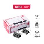 deli e38561 effortless binder clip 51mm