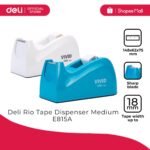 deli e815a rio tape dispenser blue