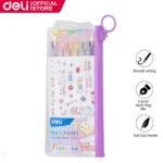 deli eg118 6c colors gel pen 0.5mm (6pcs/bag)