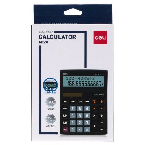 deli em126 calculators 12 digit