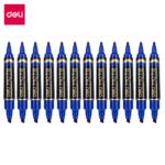 deli es555 permanent marker 12 pcs