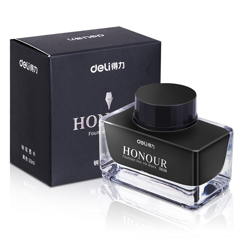 deli s636 fountain pen ink non carbon dye typ black ink deli s636 fountain pen ink non carbon dye typ black ink
